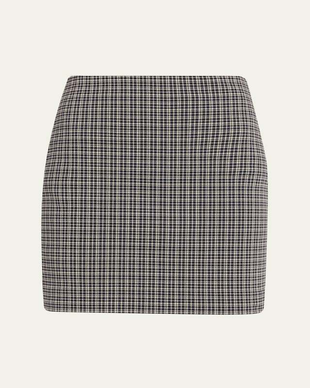 Plaid Mini Skirt